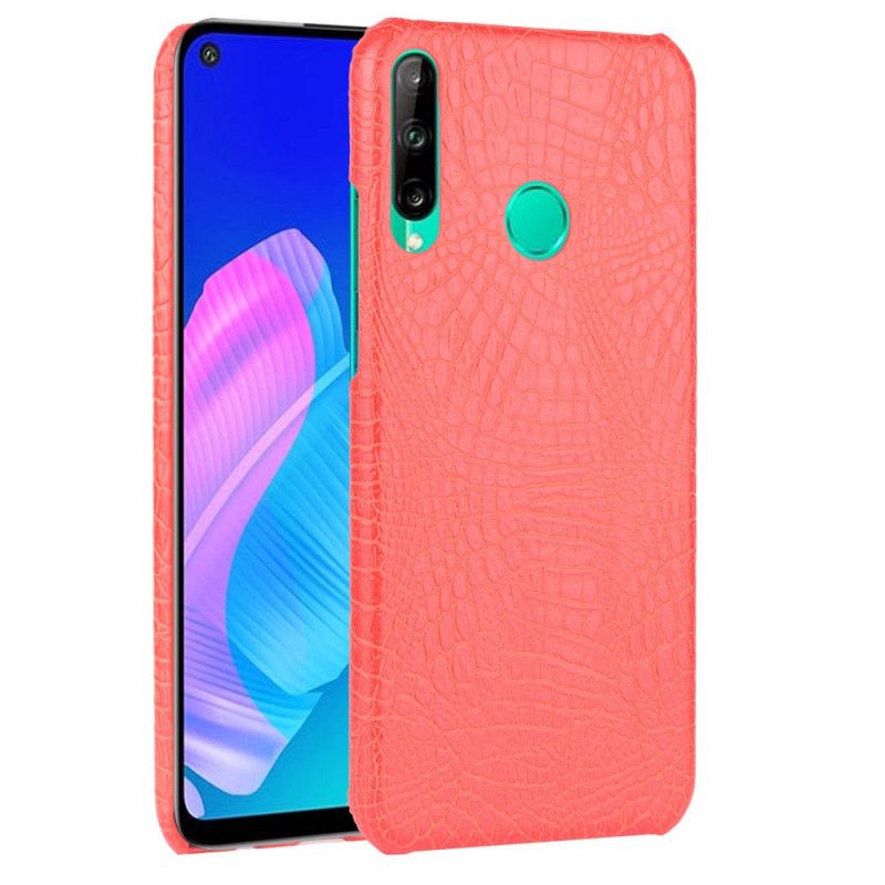 Cover Huawei P40 Lite E / Y7p Sort Krokodillehudeffekt