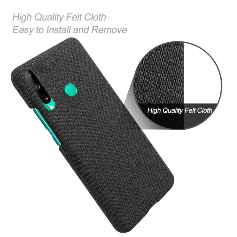 Cover Huawei P40 Lite E / Y7p Sort Ksq Chic Stof Beskyttelse