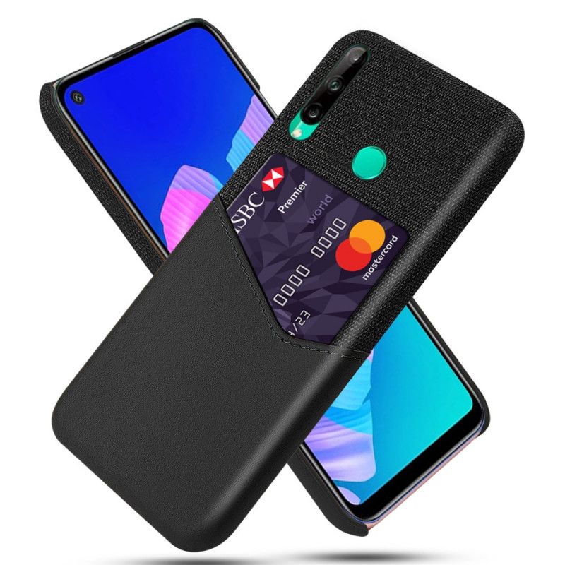 Cover Huawei P40 Lite E / Y7p Sort Ksq Kortholder