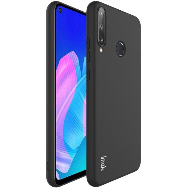 Cover Huawei P40 Lite E / Y7p Sort Uc-1-Serie Silikone Måtter Imak Beskyttelse