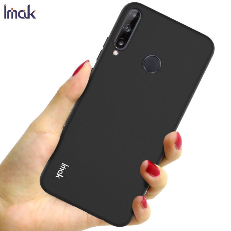 Cover Huawei P40 Lite E / Y7p Sort Uc-1-Serie Silikone Måtter Imak Beskyttelse