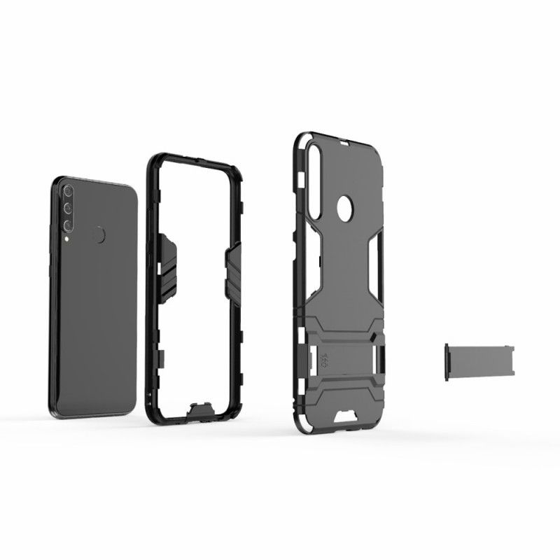 Cover Huawei P40 Lite E / Y7p Sort Ultrabestandig Tunge