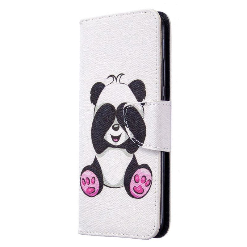 Flip Cover Huawei P40 Lite E / Y7p Mobilcover Sjov Panda