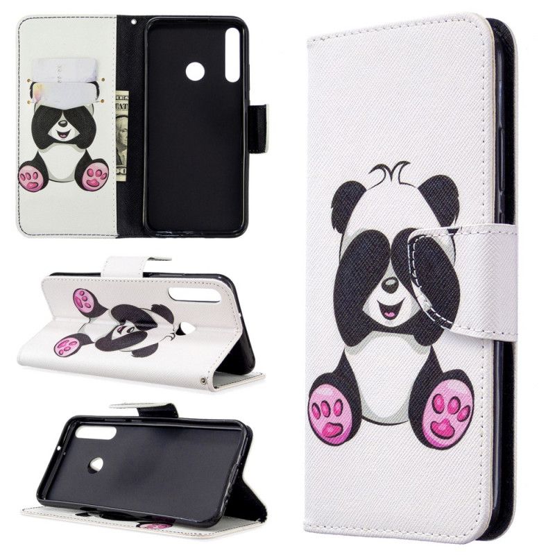 Flip Cover Huawei P40 Lite E / Y7p Mobilcover Sjov Panda