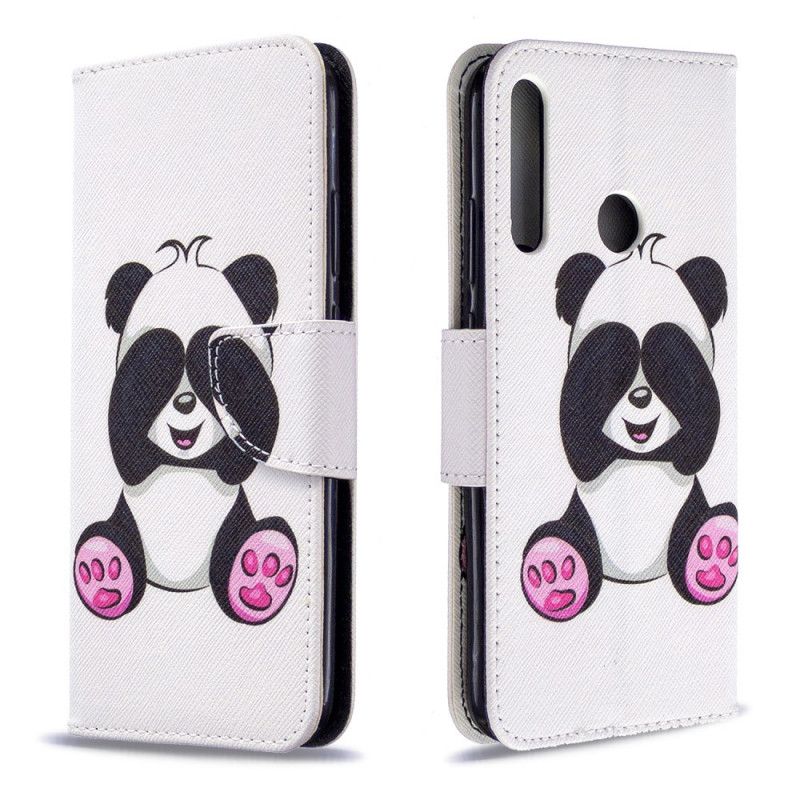 Flip Cover Huawei P40 Lite E / Y7p Mobilcover Sjov Panda