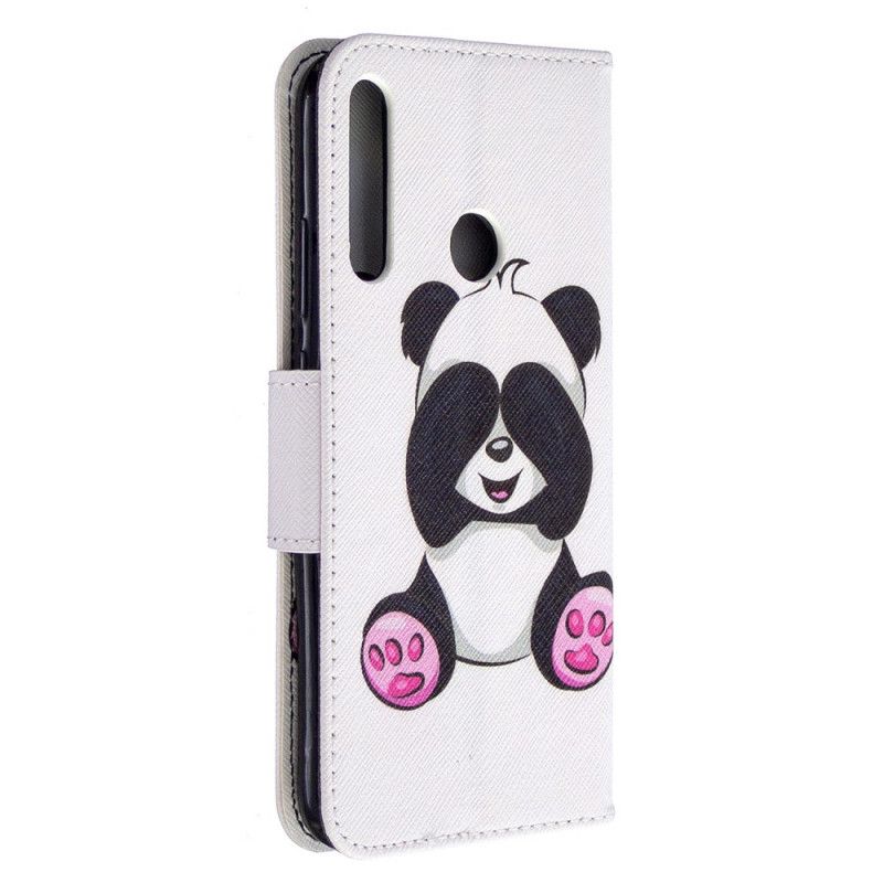 Flip Cover Huawei P40 Lite E / Y7p Mobilcover Sjov Panda