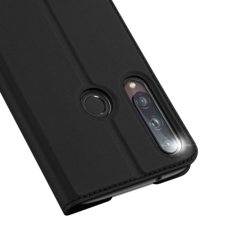 Læder Cover Huawei P40 Lite E / Y7p Sort Pro Dux Ducis Hud