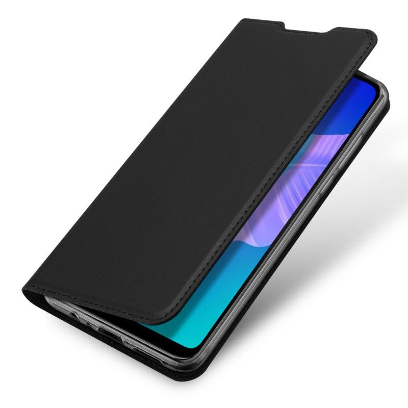 Læder Cover Huawei P40 Lite E / Y7p Sort Pro Dux Ducis Hud