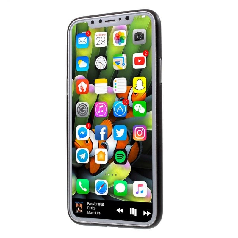 Cover for iPhone X G-Etui I Imiteret Læder