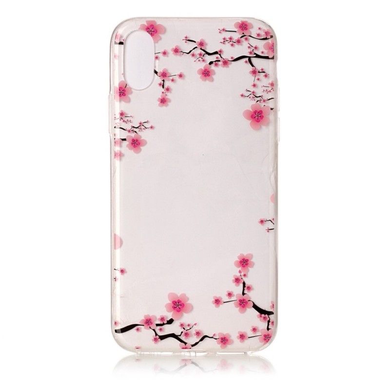 Cover iPhone X Gennemsigtigt Blomstrende Træ