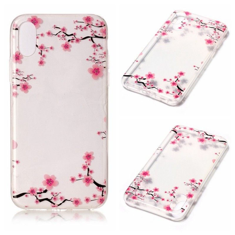 Cover iPhone X Gennemsigtigt Blomstrende Træ