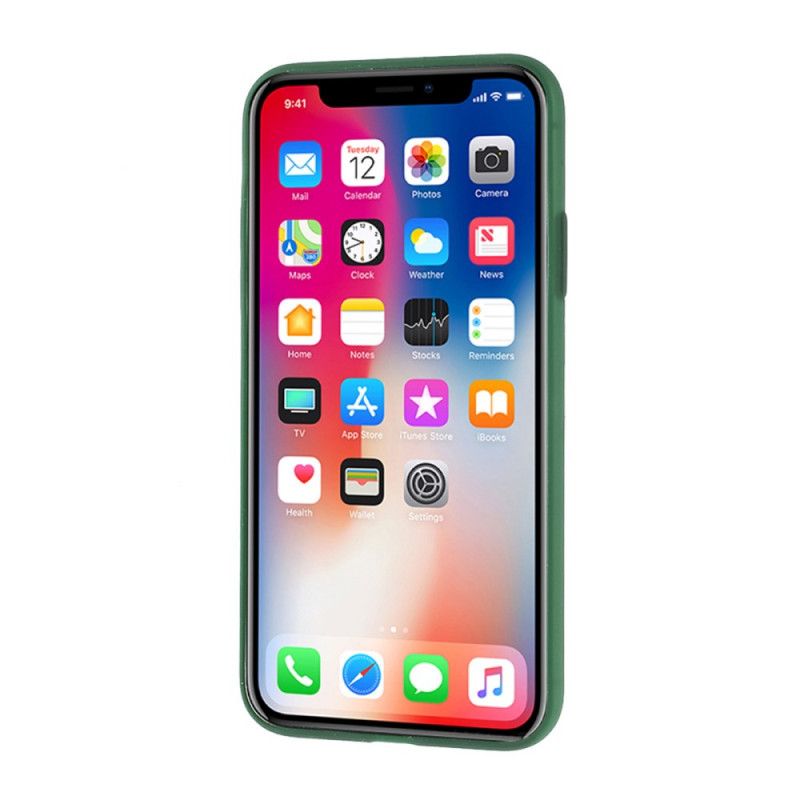 Cover iPhone X Hvid Gennemskinnelige Silikone Farver