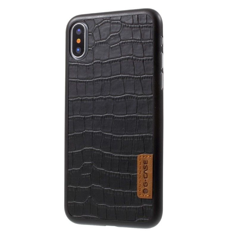 Cover iPhone X Krokodille G-Sag