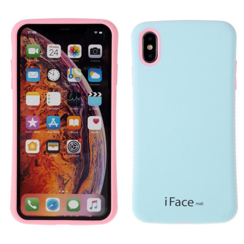 Cover iPhone X Lyserød Iface Mall Macaron-Serien