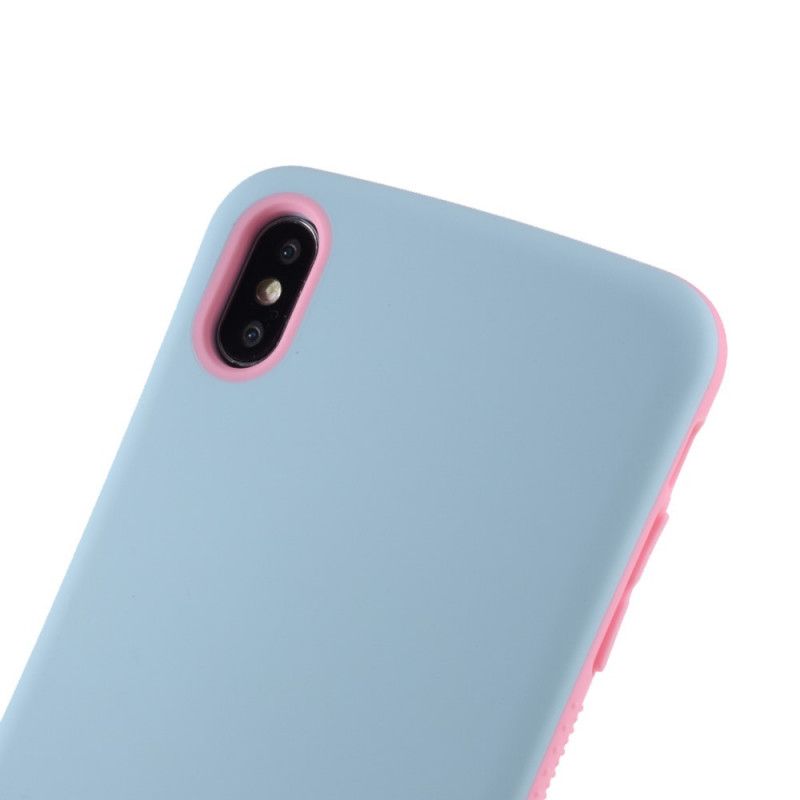 Cover iPhone X Lyserød Iface Mall Macaron-Serien