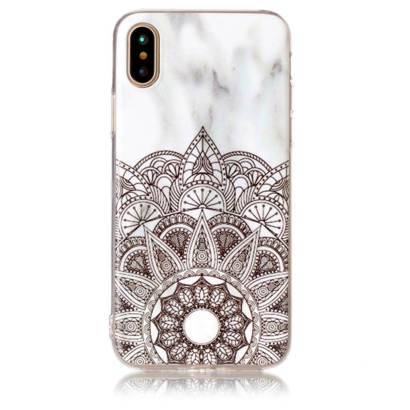 Cover iPhone X Marmoreret Mandala