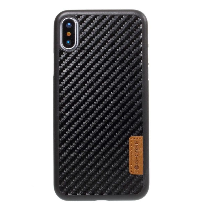 Cover iPhone X Mobilcover Kulfiber G-Sag