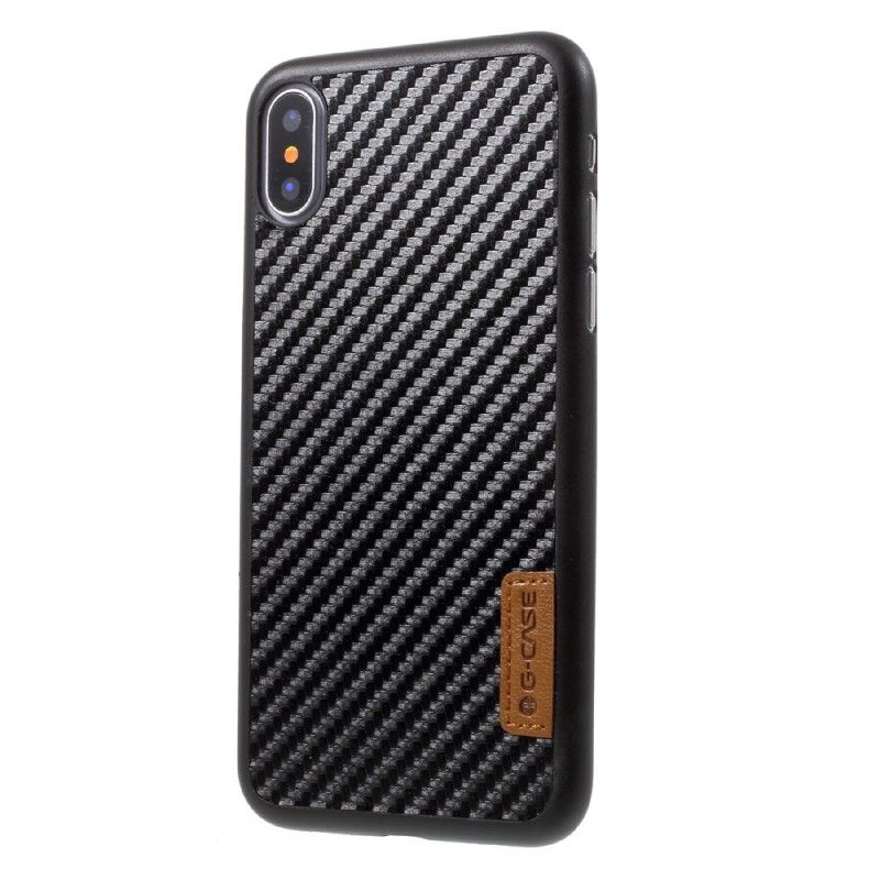 Cover iPhone X Mobilcover Kulfiber G-Sag