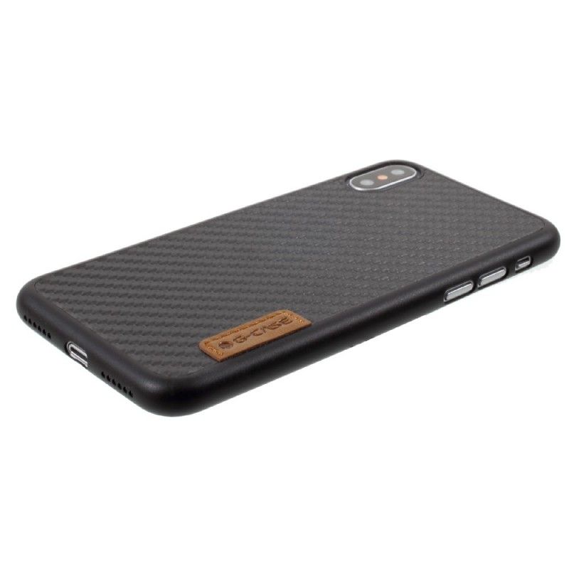 Cover iPhone X Mobilcover Kulfiber G-Sag