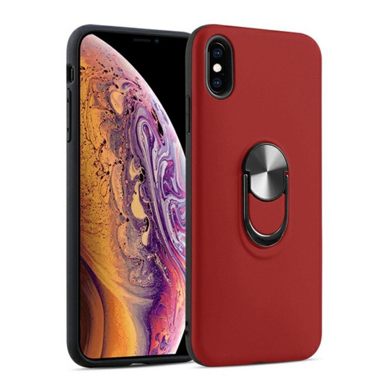 Cover iPhone X Sort Aftagelig Med Støttering Original