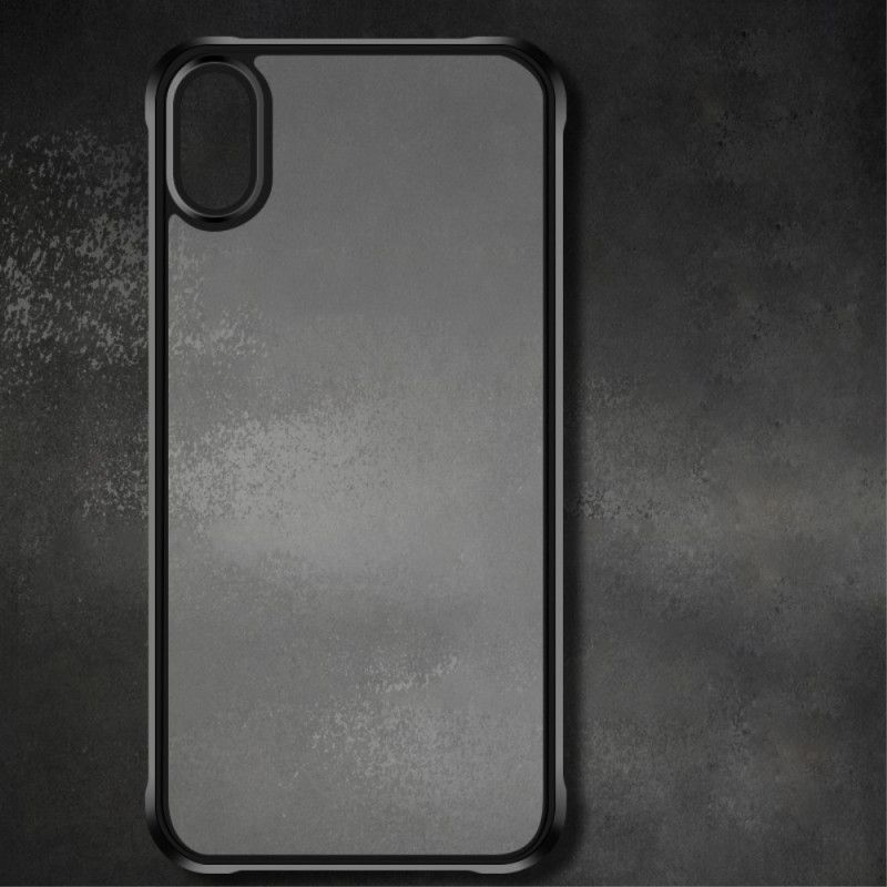 Cover iPhone X Sort Gennemsigtige Leeu-Beskyttelsespuder