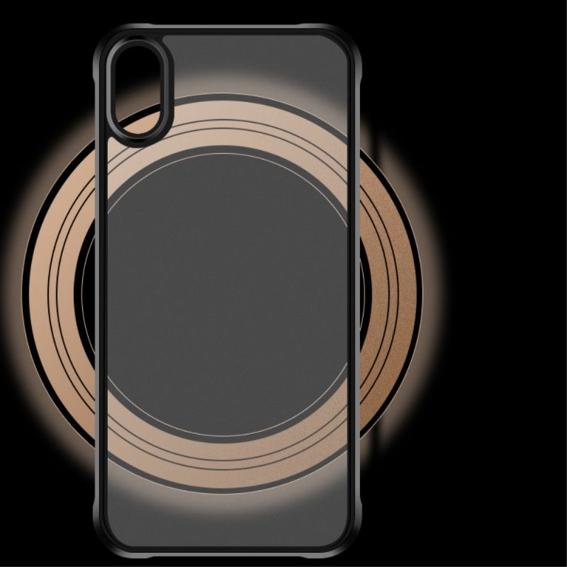 Cover iPhone X Sort Gennemsigtige Leeu-Beskyttelsespuder