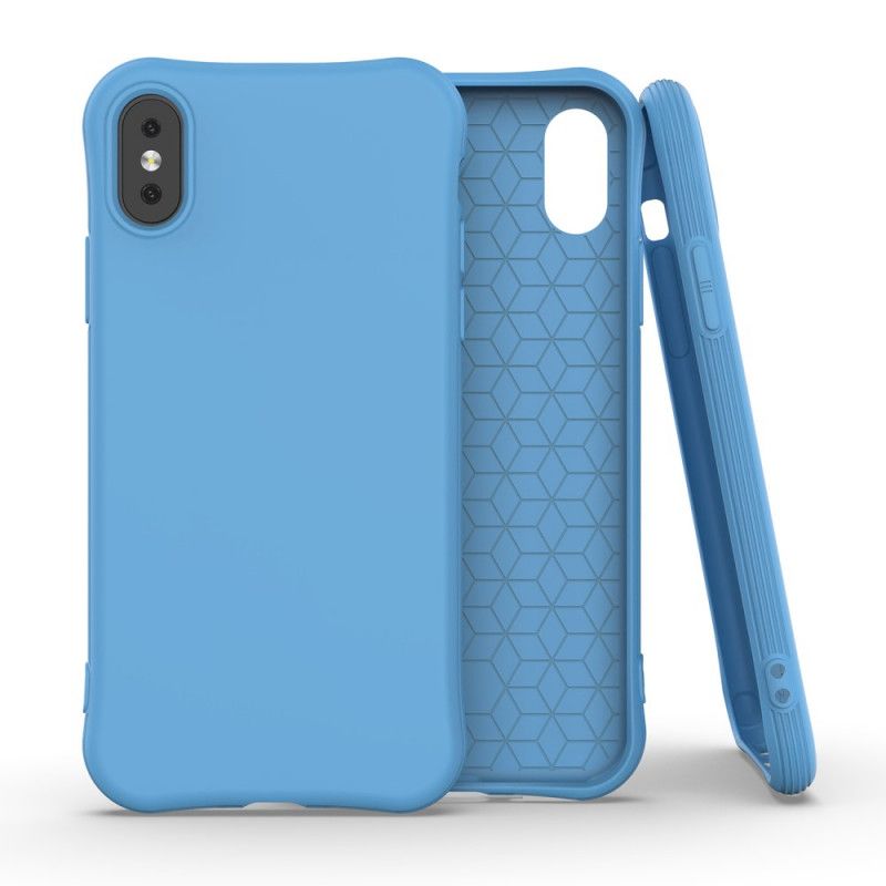 Cover iPhone X Sort Mobilcover Enkay Mat Fleksibel Silikone