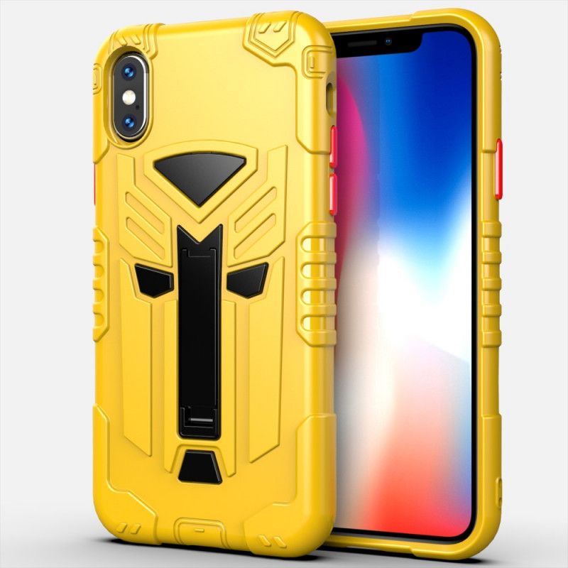 Cover iPhone X Sort Skjold Med Krykke