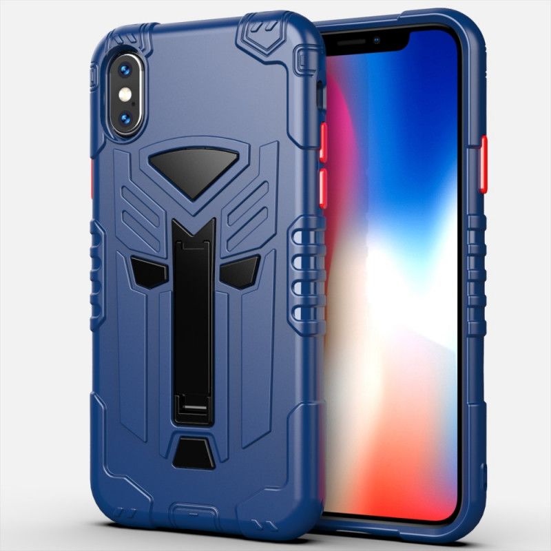 Cover iPhone X Sort Skjold Med Krykke