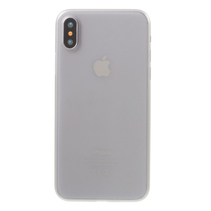 Cover iPhone X Sort Ultrafin Mat