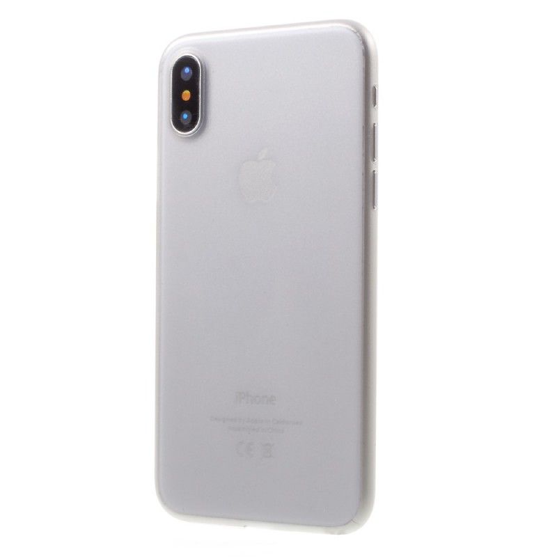 Cover iPhone X Sort Ultrafin Mat