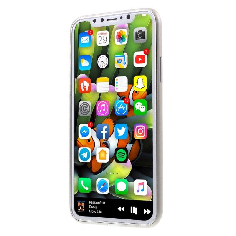 Cover iPhone X Sort Ultrafin Mat