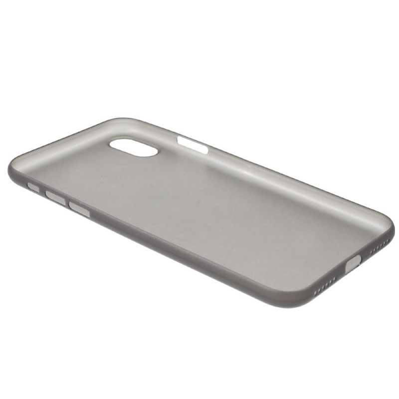 Cover iPhone X Sort Ultrafin Mat