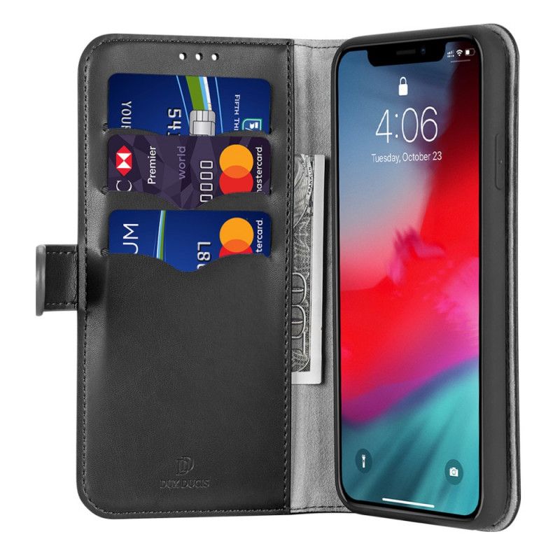 Flip Cover iPhone X Magenta Kado-Serie Dux Ducis