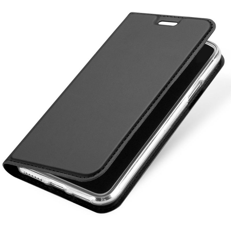 Læder Cover iPhone X Sort Mobilcover Harmonisk