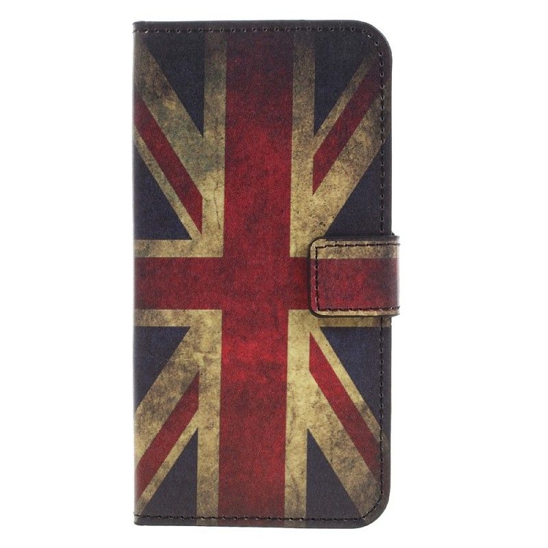 Flip Cover Læder Samsung Galaxy A5 2017 Englands Flag