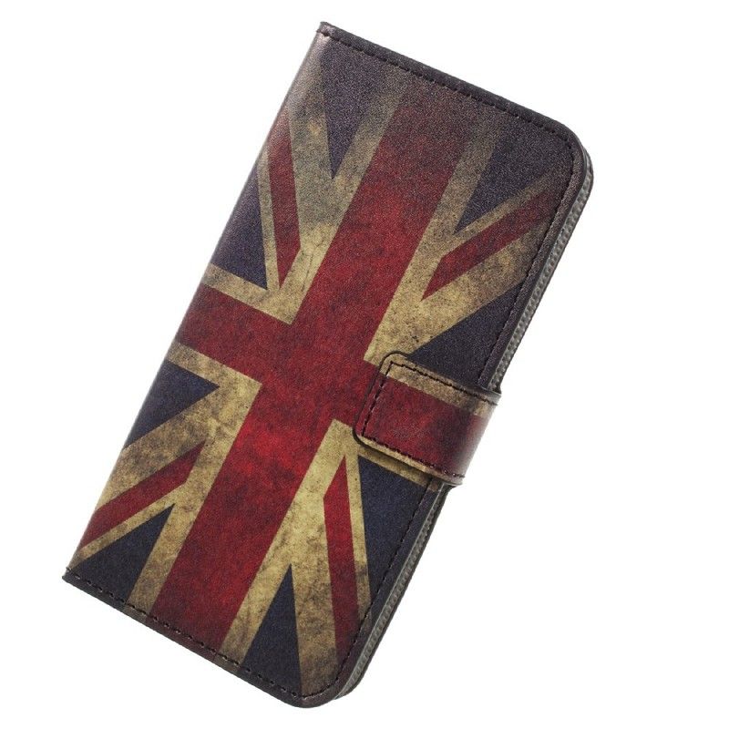 Flip Cover Læder Samsung Galaxy A5 2017 Englands Flag