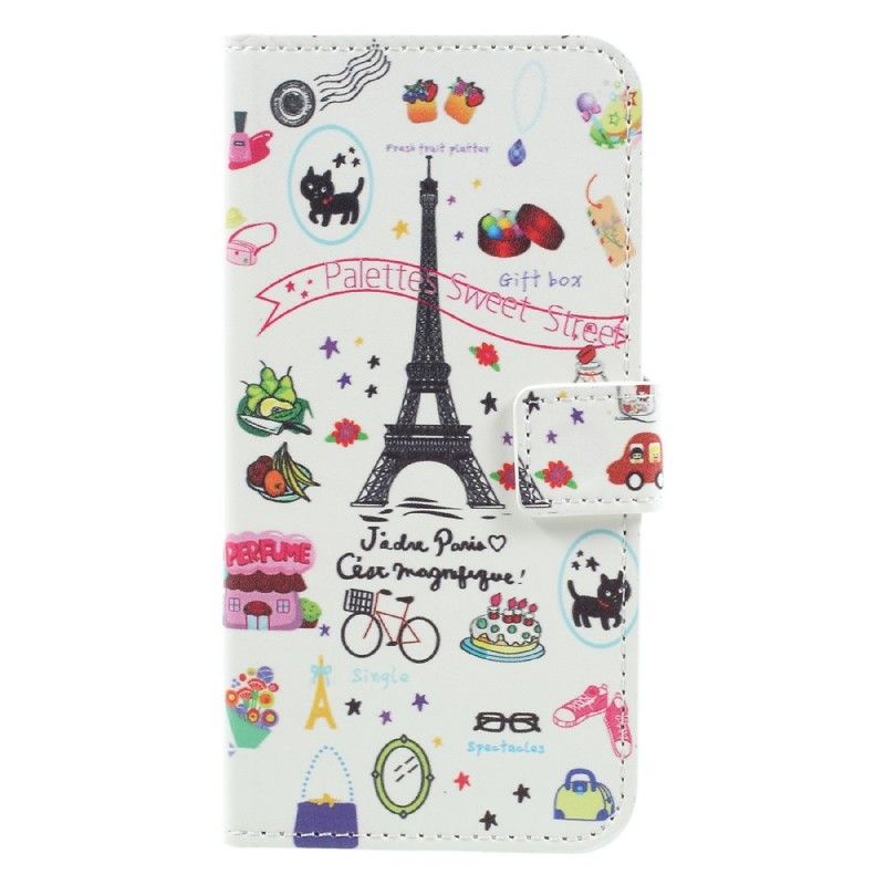 Flip Cover Læder Samsung Galaxy A5 2017 Jeg Elsker Paris