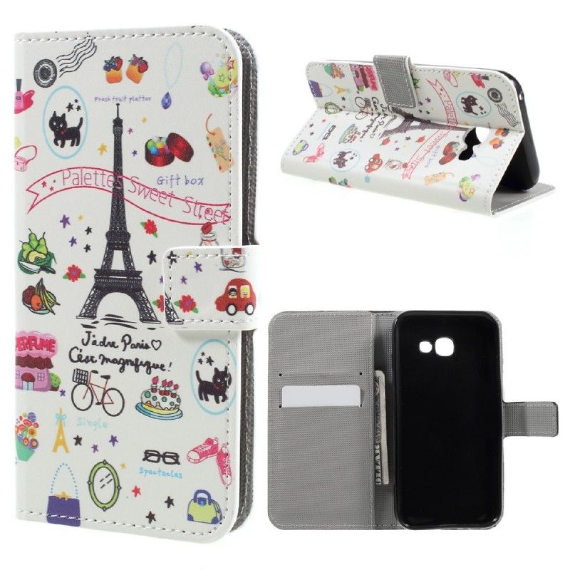 Flip Cover Læder Samsung Galaxy A5 2017 Jeg Elsker Paris