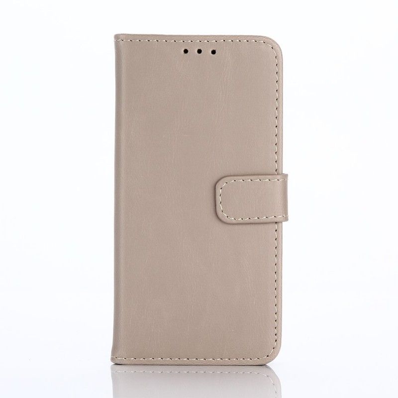 Flip Cover Læder Samsung Galaxy A5 2017 Sort Retro Kunstlæder Original