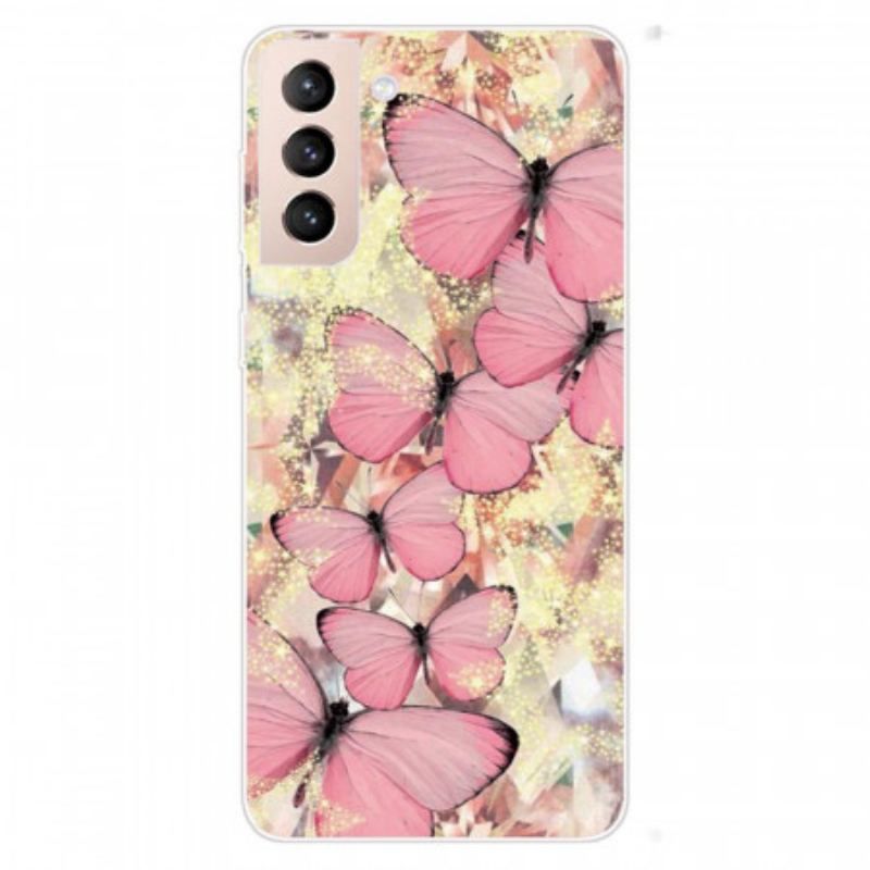 Cover Samsung Galaxy S22 Plus 5G Sommerfugle Sommerfugle