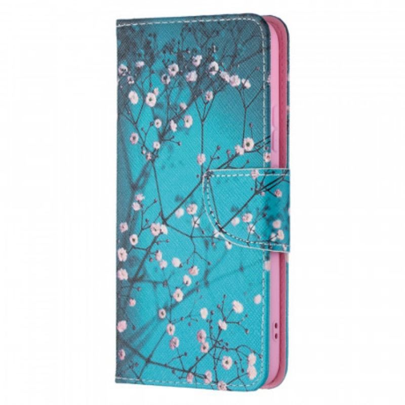 Flip Cover Samsung Galaxy S22 Plus 5G Blomstrende Træ