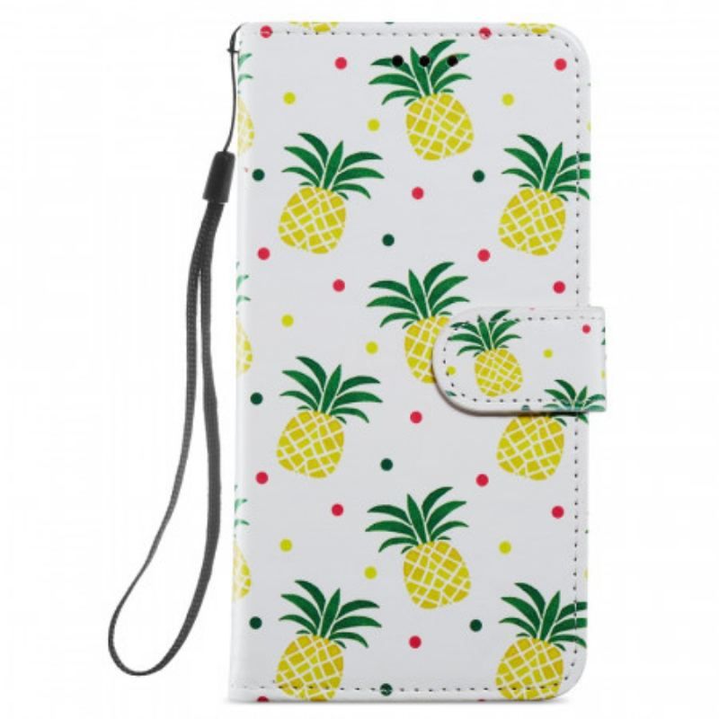 Flip Cover Samsung Galaxy S22 Plus 5G Flere Ananas