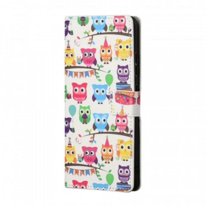 Flip Cover Samsung Galaxy S22 Plus 5G Flere Ugler