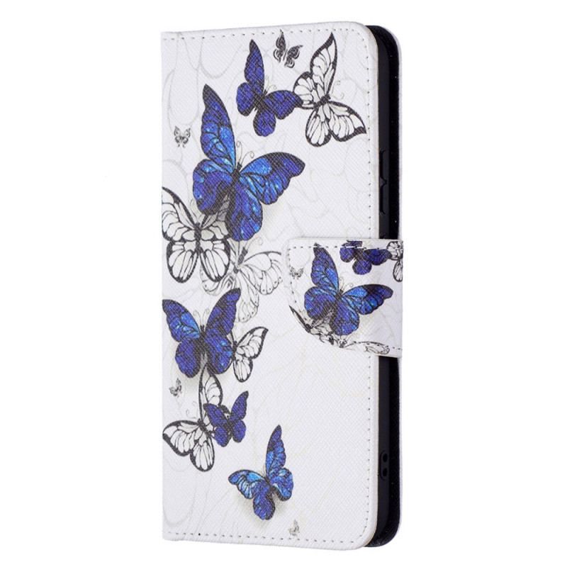 Flip Cover Samsung Galaxy S22 Plus 5G Sommerfugle Konger