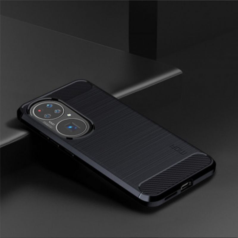 Cover Huawei P50 Pro Børstet Carbon Fiber Mofi