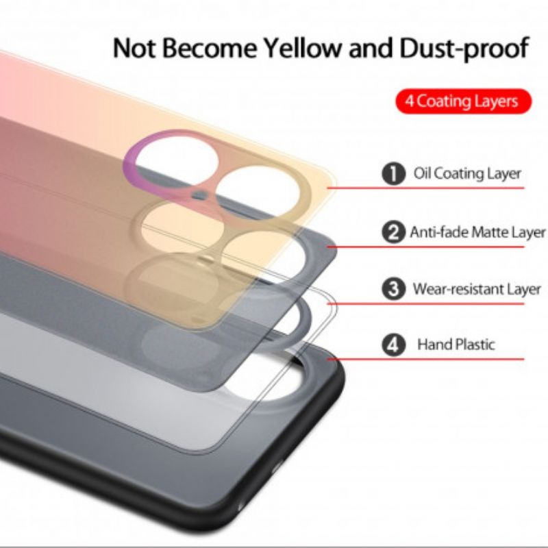 Cover Huawei P50 Pro X-level Mat Med Snor