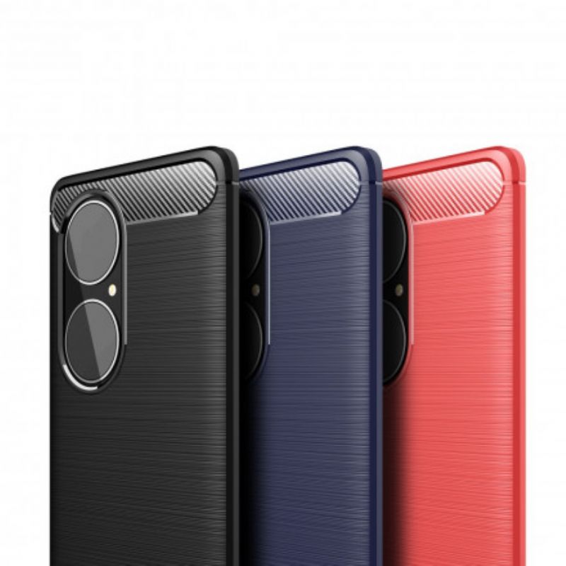 Cover Til Huawei P50 Pro Børstet Kulfiber