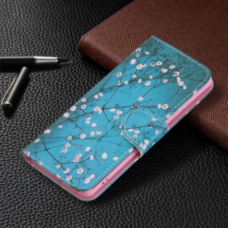 Flip Cover Huawei P50 Pro Blomstrende Træ