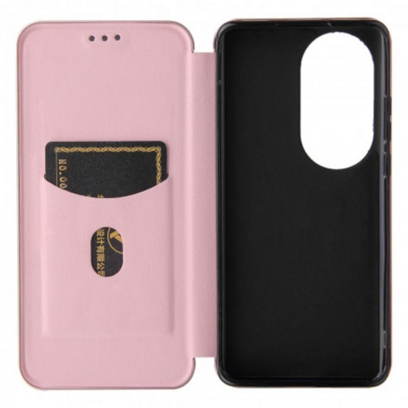 Flip Cover Huawei P50 Pro Kulfiber